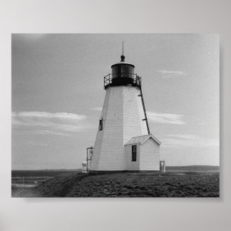 gurnet lighthouse saquish duxbury ma. poster