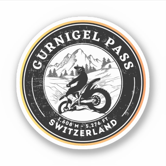 Gurnigel Pass swiss–alps motorcycle tour (Front)