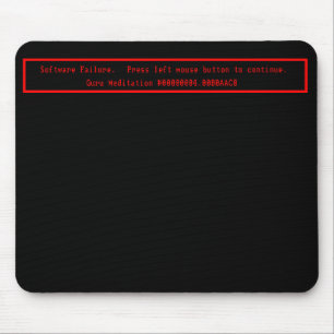 Guru Meditation Mouse Mat