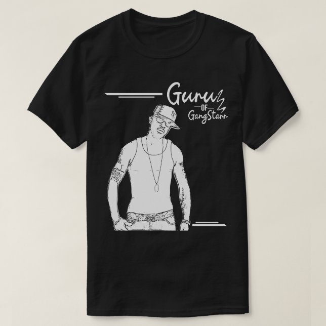 Guru of Gang Starr T-Shirt (Design Front)
