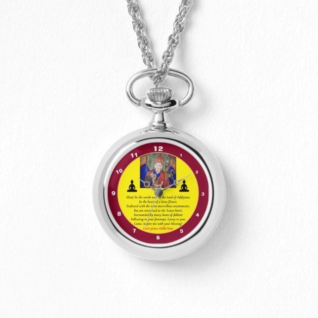 Guru Rinpoche & Seven Line Prayer /Padmasambhava   Watch (Front)