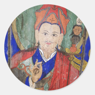 Guru Rinpoche, The Himalayas, Nepal Classic Round Sticker