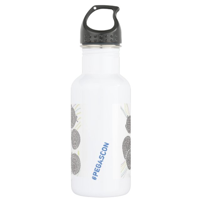 "Guruguru Arithmetic" Water Tube 532 Ml Water Bottle (Front)