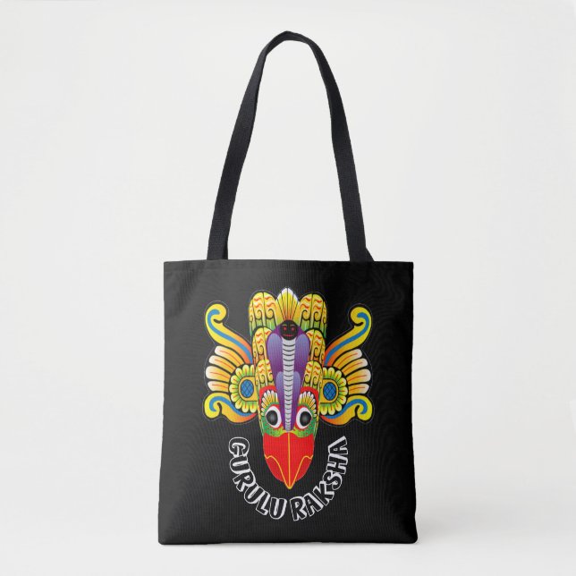 Gurulu Raksha Sri Lanka demon design  Tote Bag (Front)