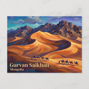 Gurvan Saikhan National Park Mongolia Postcard