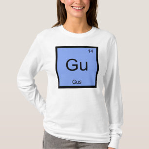 Gus Name Chemistry Element Periodic Table T-Shirt