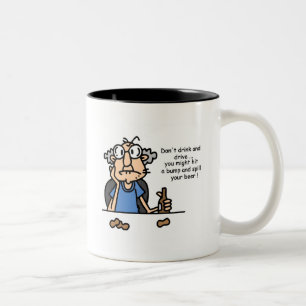 Gus on Drinking and Driving Two-Tone Coffee Mug
