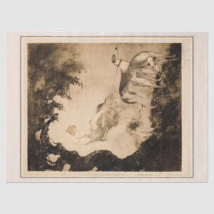 Gust of Wind by Louis Icart Tissue Paper