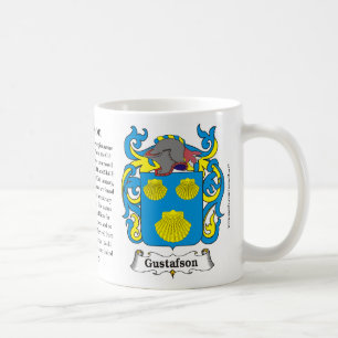 Gustafson Family Coat of Arms mug