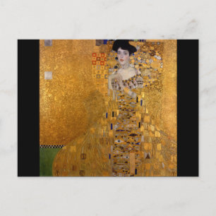 Gustav Klimt,Adele,Art nouveau,deco,gold,paintings Postcard