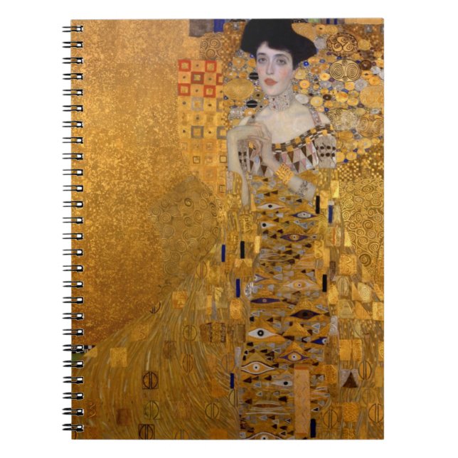 Gustav Klimt - Adele Bloch-Bauer I. Spiral Notebook (Front)