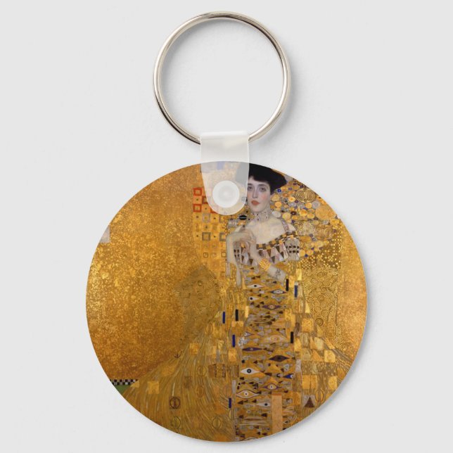 Gustav Klimt // Adele Bloch-Bauer's portrait. Key Ring (Front)