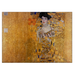 Gustav Klimt Adele Portrait Vintage Art Cutting Board