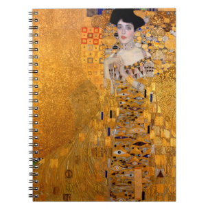 Gustav Klimt "Adele" Portrait Vintage Spiral Notebook