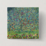 Gustav Klimt - Apple Tree 15 Cm Square Badge<br><div class="desc">Apple Tree I - Gustav Klimt,  Oil on Canvas,  1907</div>