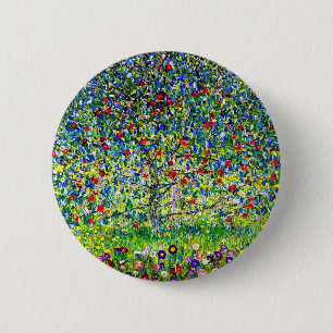Gustav Klimt Apple Tree 6 Cm Round Badge