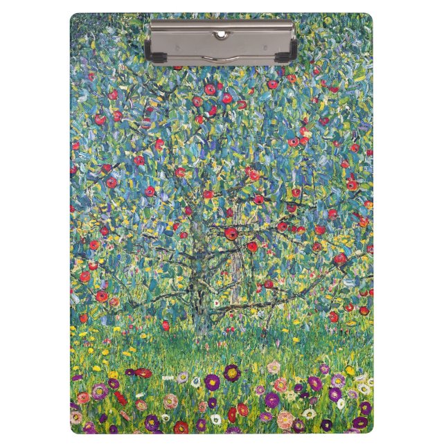 Gustav Klimt - Apple Tree Clipboard (Front)