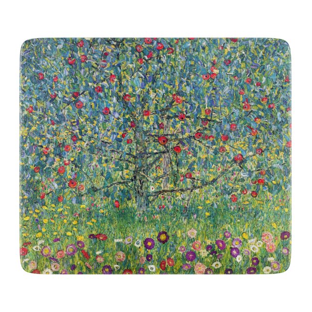 Gustav Klimt - Apple Tree Cutting Board (Front)