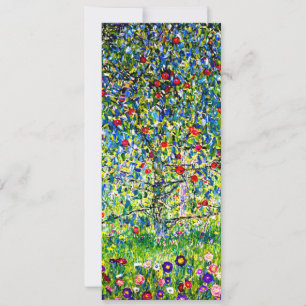 Gustav Klimt Apple Tree Invitation