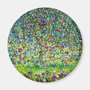 Gustav Klimt Apple Tree Magnet