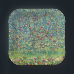 Gustav Klimt - Apple Tree Paper Plate<br><div class="desc">Apple Tree I - Gustav Klimt,  Oil on Canvas,  1907</div>