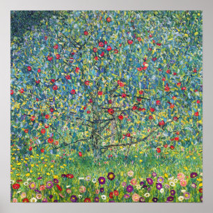 Gustav Klimt - Apple Tree Poster