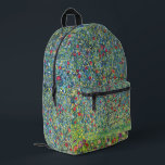 Gustav Klimt - Apple Tree Printed Backpack<br><div class="desc">Apple Tree I - Gustav Klimt,  Oil on Canvas,  1907</div>