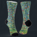 Gustav Klimt - Apple Tree Socks<br><div class="desc">Apple Tree I - Gustav Klimt,  Oil on Canvas,  1907</div>