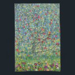 Gustav Klimt - Apple Tree Tea Towel<br><div class="desc">Apple Tree I - Gustav Klimt,  Oil on Canvas,  1907</div>