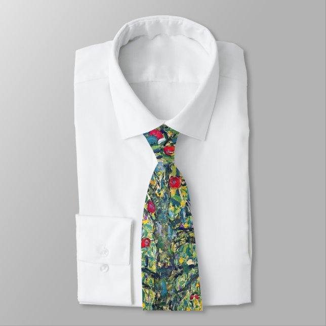 Gustav Klimt - Apple Tree Tie (Tied)
