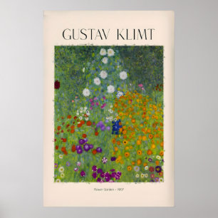 Gustav Klimt Art Print - Flower Garden Poster907