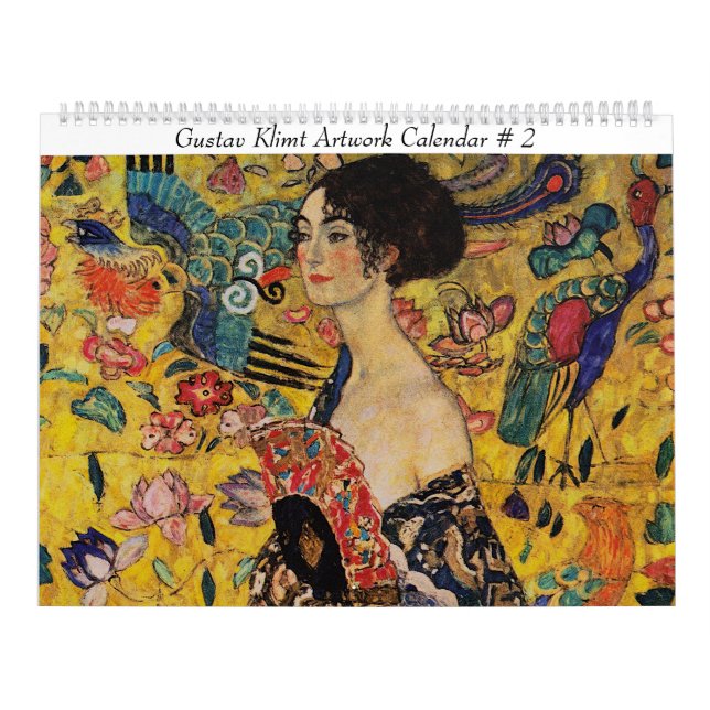 Gustav Klimt Artwork Number 2 Calendar (Cover)
