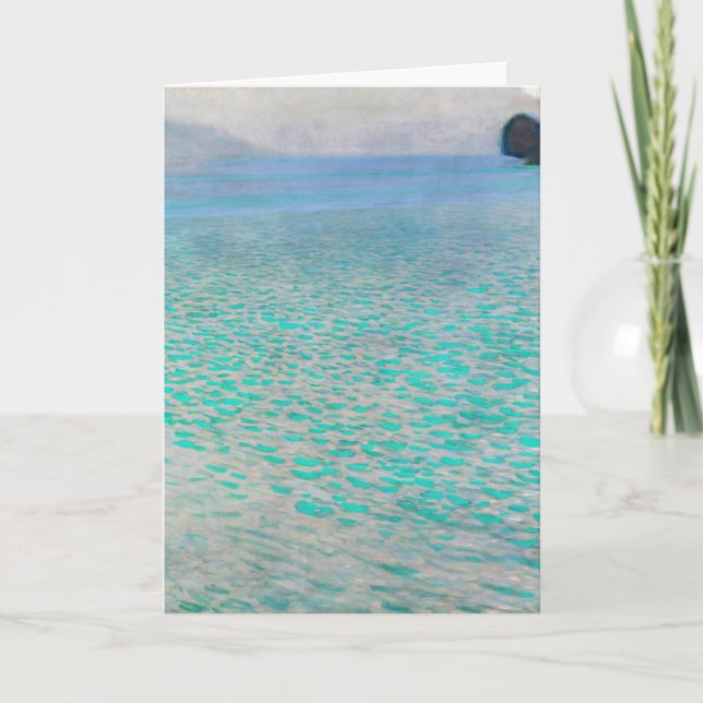 Gustav Klimt - Attersee Card (Front)
