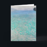 Gustav Klimt - Attersee Card<br><div class="desc">Attersee - Gustav Klimt,  Oil on Canvas,  1910</div>