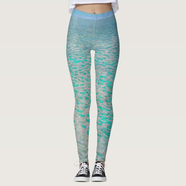 Gustav Klimt - Attersee Leggings (Front)