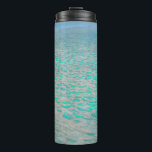 Gustav Klimt - Attersee Thermal Tumbler<br><div class="desc">Attersee - Gustav Klimt,  Oil on Canvas,  1910</div>
