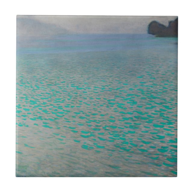 Gustav Klimt Attersee Tile (Front)