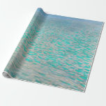Gustav Klimt - Attersee Wrapping Paper<br><div class="desc">Attersee - Gustav Klimt,  Oil on Canvas,  1910</div>