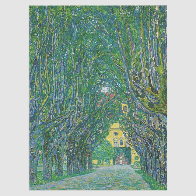 Gustav Klimt - Avenue in the Park Schloss Kammer Tissue Paper (Creator Uploaded)