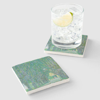 Gustav Klimt: Avenue of Schloss Kammer Park Stone Coaster