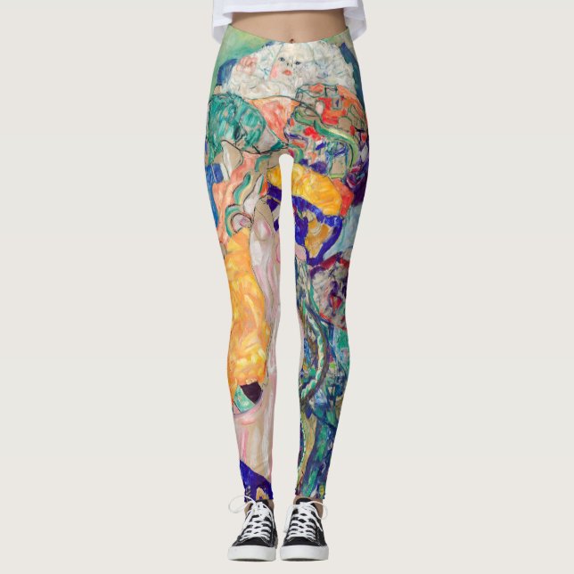 Gustav Klimt - Baby / Cradle Leggings (Front)