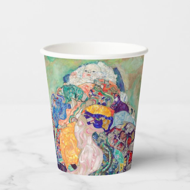 Gustav Klimt - Baby / Cradle Paper Cups (Front)