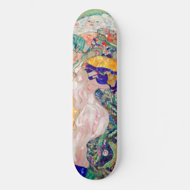 Gustav Klimt - Baby / Cradle Skateboard (Front)