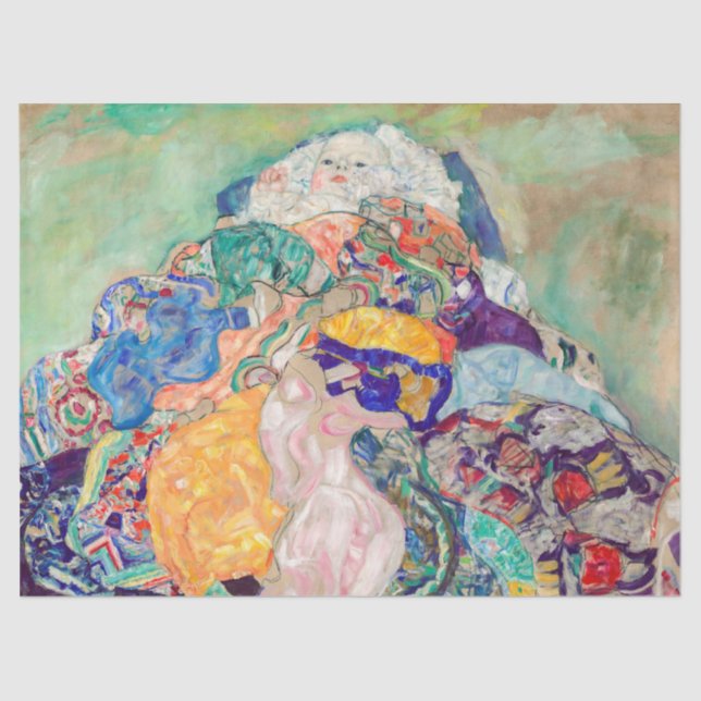 Gustav Klimt - Baby / Cradle Tissue Paper (Front)