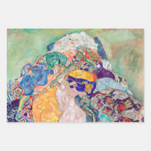 Gustav Klimt - Baby / Cradle Wrapping Paper Sheet