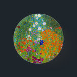 Gustav Klimt Bauerngarten Flower Garden Fine Art 3 Cm Round Badge<br><div class="desc">Gustav Klimt Bauerngarten Flower Garden Fine Art Button</div>