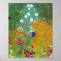 Gustav Klimt Bauerngarten Flower Garden Fine Art