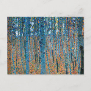 Gustav Klimt Beech Forest Vintage Fine Art Postcard