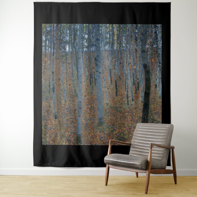 Gustav Klimt, Beech Grove 1 Tapestry (In Situ)