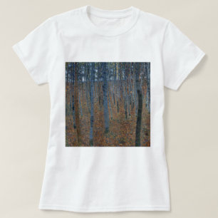 Gustav Klimt Beech Grove GalleryHD Fine Art T-Shirt